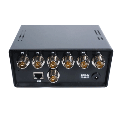 GND接続機能付リモート同軸切替器RNS216Mbpanel